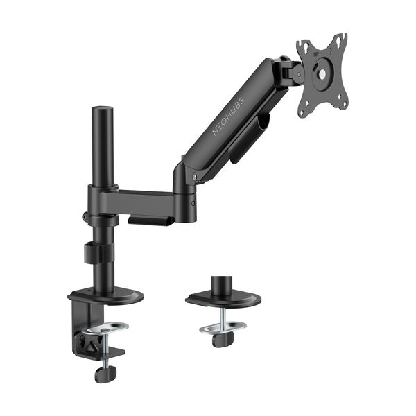 NEOHUBS Core+ Single Monitor Arm Mount Adjustable Vesa Desktop Stand