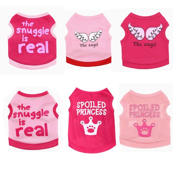 6 Pack Dog Shirt Puppy Clothes for Dog T Shirt