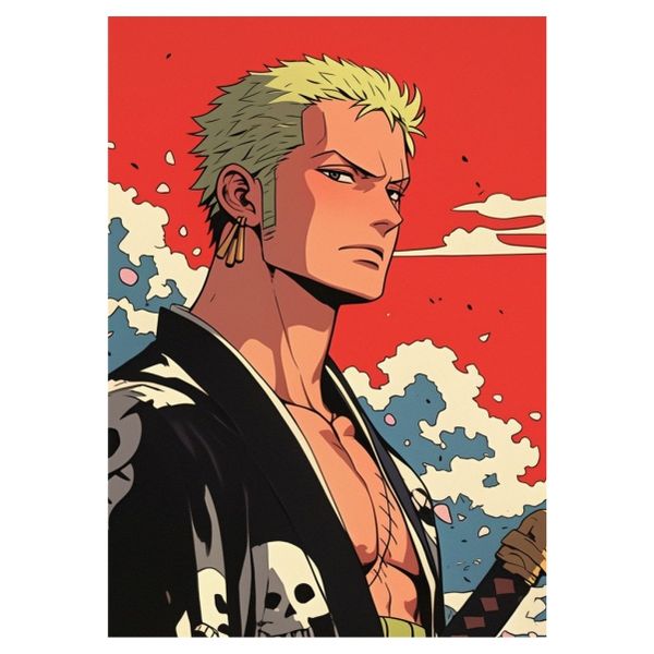 Cartoon Zoro - A1 Poster
