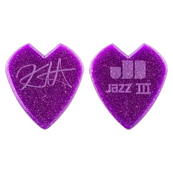 Dunlop Kirk Hammett Custom Jazz III Purple Sparkle