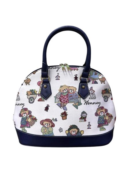 Henney Bear Classic Half Moon Style Handbag - 19338