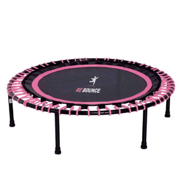 Round Fitness Rebounder and Trampoline - Azalea Pink