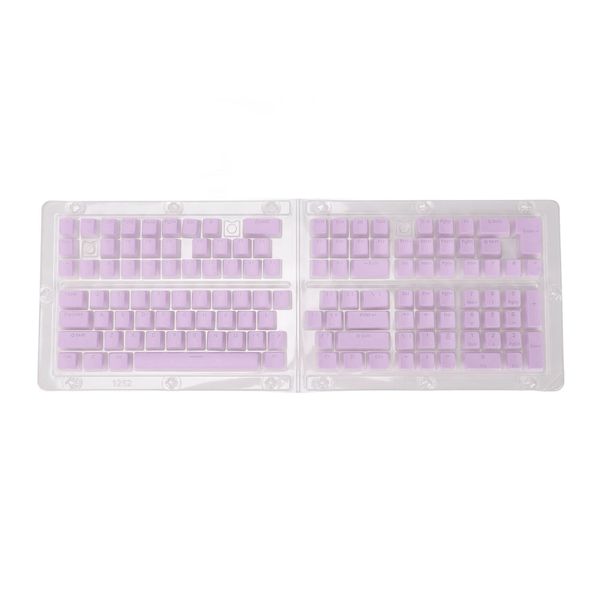 PBT Keycaps Mechanical 129 Key Translucent Purple