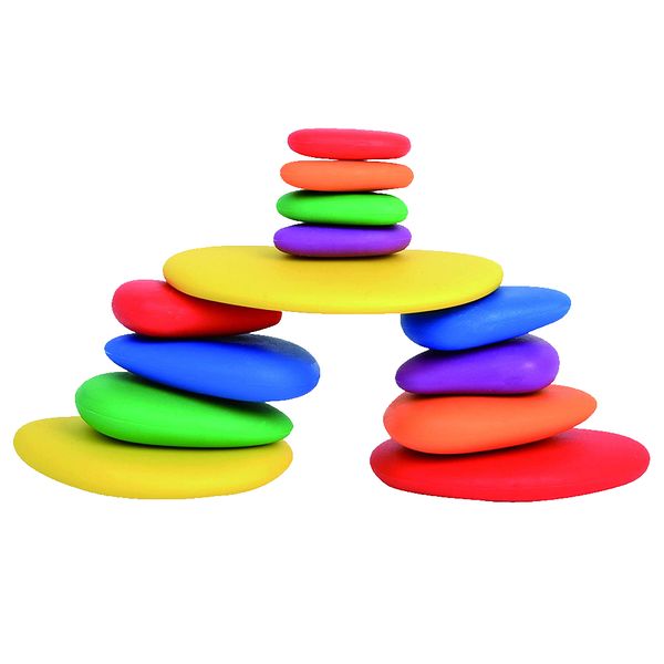 EDX Education Rainbow Pebbles Activity Set