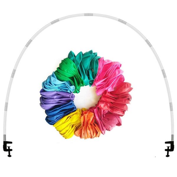Table Balloon Arch &amp; 100 Assorted Colourful Balloons