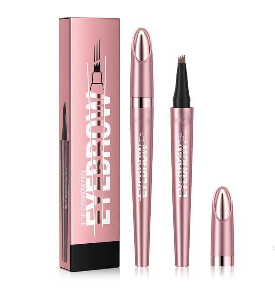 3D Waterproof Microblading Eyebrow Pencil, Brow Pencil with Micro-fork Tip