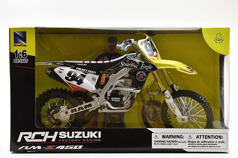NewRay-1/6th suzuki RM-Z450-Yellow