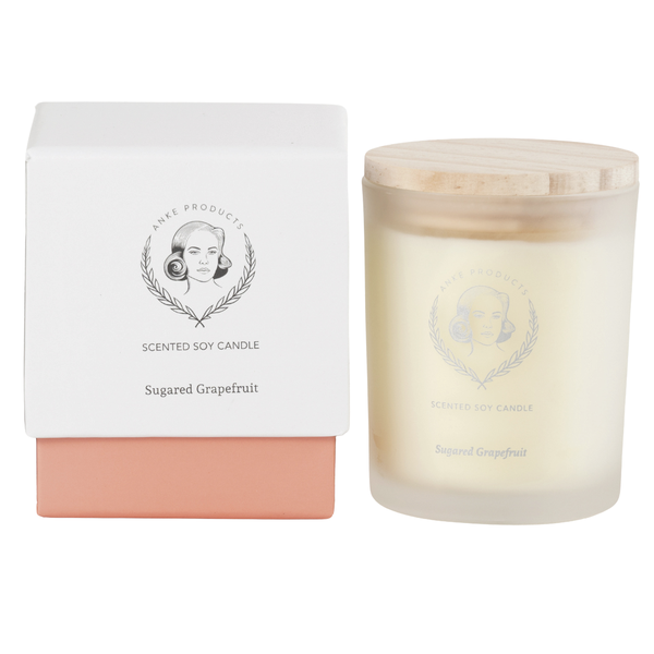 Anke Products - Sugared Grapefruit Soy Candle in Gift Box