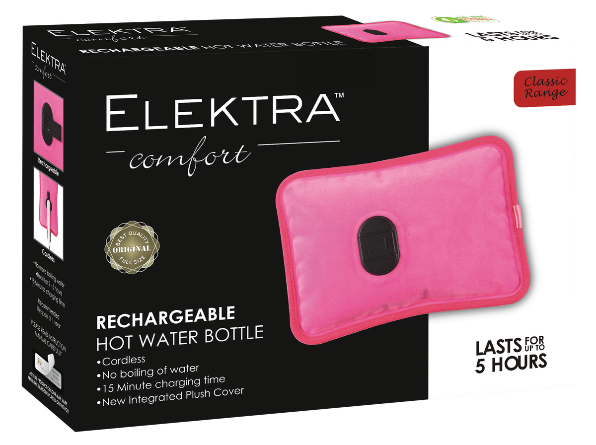 Elektra - Rechargeable Hot Water Bottle - Pink, Shop Today. Get it  Tomorrow!