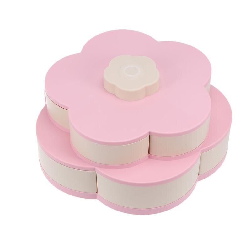 Double Layer Creative Flower Rotating Candy Box Buy Online in South