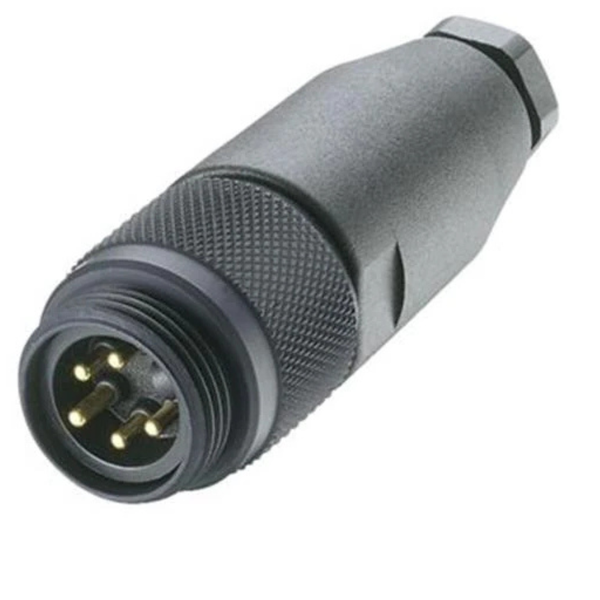 RSC 50/9 Circular Connector, 7/8", 5-Pole, PG9, IP67 Male Straight