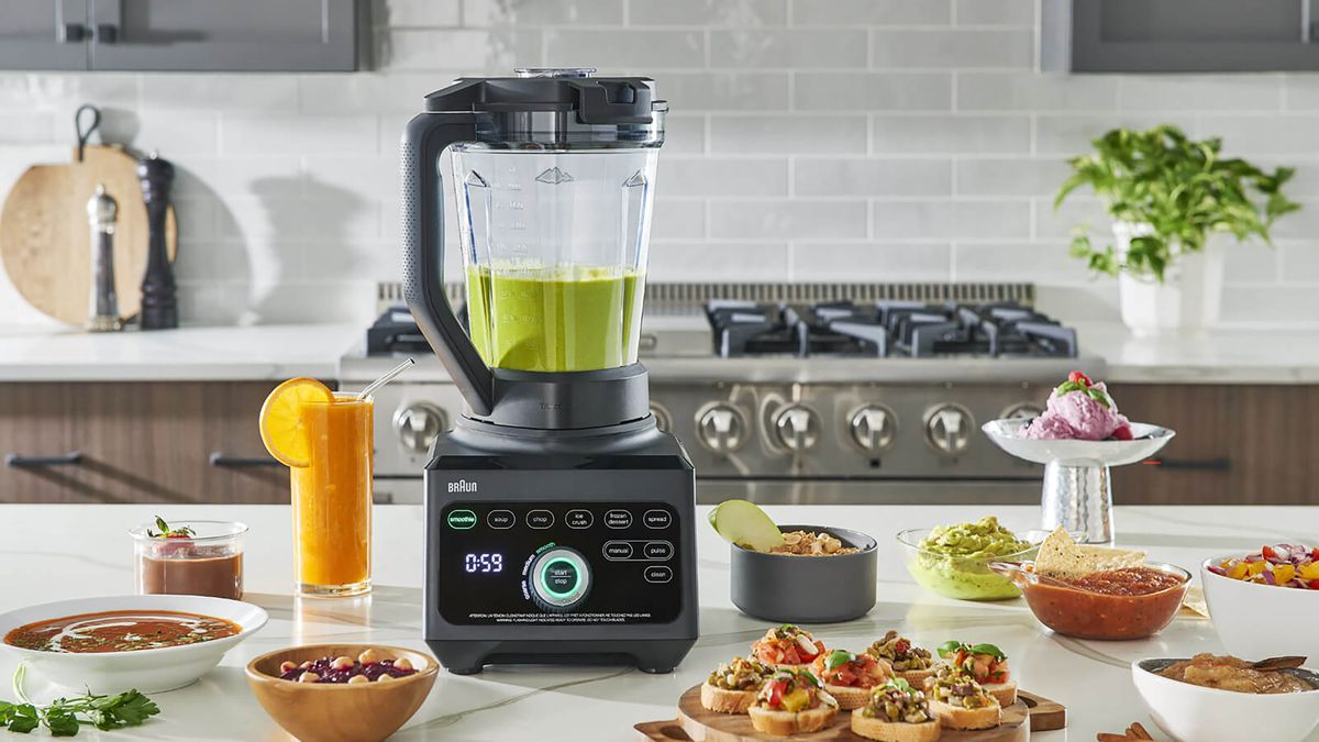 Braun - Braun Jug Blender PowerBlend 9 with Smoothie 2 Go 1600W