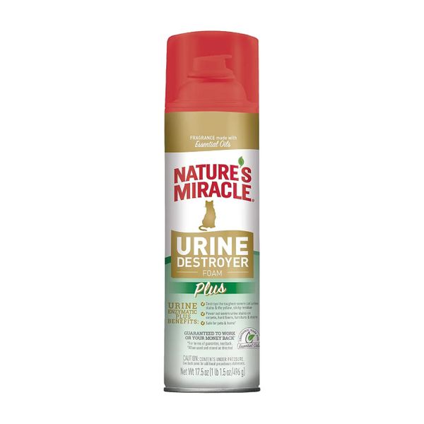 Nature's Miracle Cat Urine Destroyer Plus Foam - 518ml