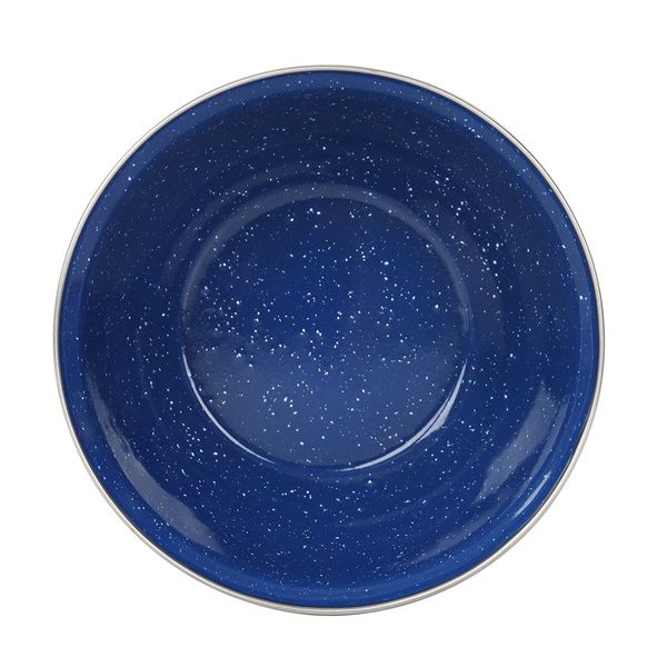Campground Enamel Camping Bowl Set of 4 - Blue