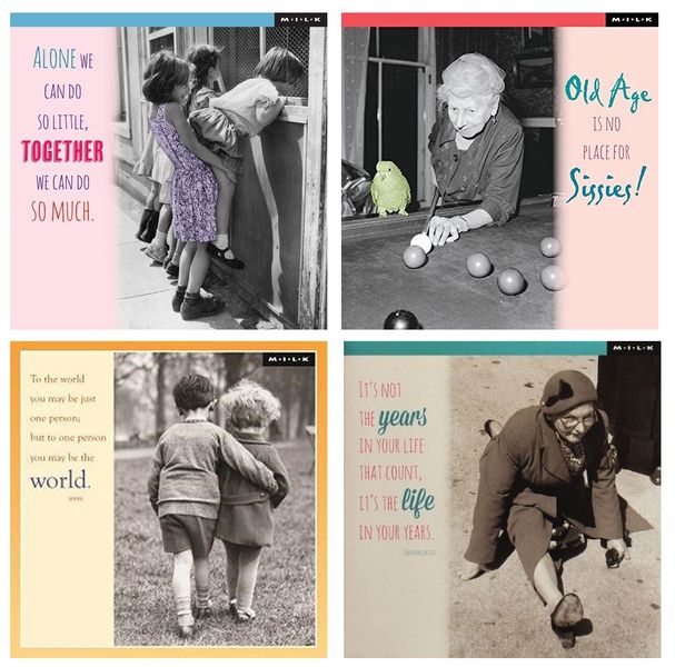 Friendship, Love &amp; Laughter 2 - Greeting Cards Pack of 4