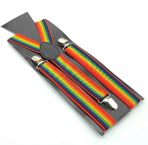 Pride Flag - Rainbow Suspenders