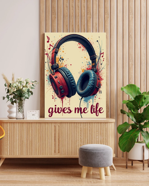 Canvas Wall art: GIVES ME LIFE