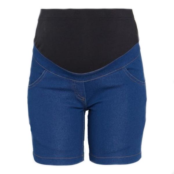 Absolute Maternity Overbelly Denim Shorts