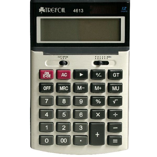 Trefoil 4613 12 Digit Desktop Calculator Large