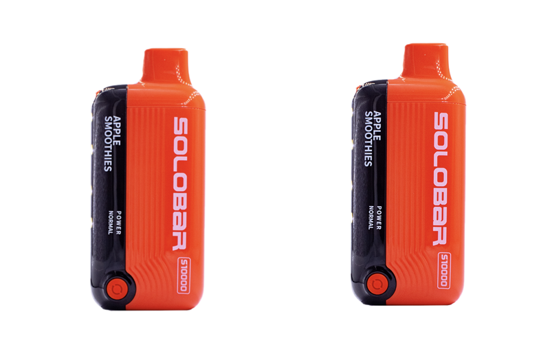 2 x Solobar S10000 Disposable Vapes - Apple Smoothies Flavor