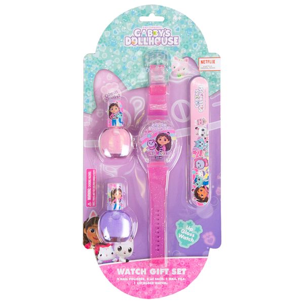 GABBY'S DOLLHOUSE by DREAMWORKS Official Licensed Lip Gloss &amp; Nail Set