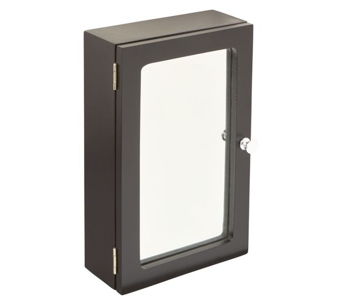Single Bathroom Cabinet Dark Brown 225 x 115 x 350 mm