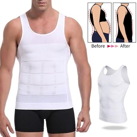 Men's Body Shaper Slimming Compression T-shirt