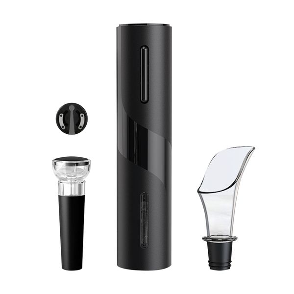 4 Piece Electric Wine Bottle Opener And Aerator Set