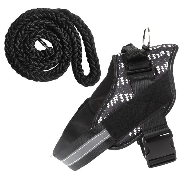 Pet Vest with Towing Rope Puppy Harness and Leash Set for Walking,Training