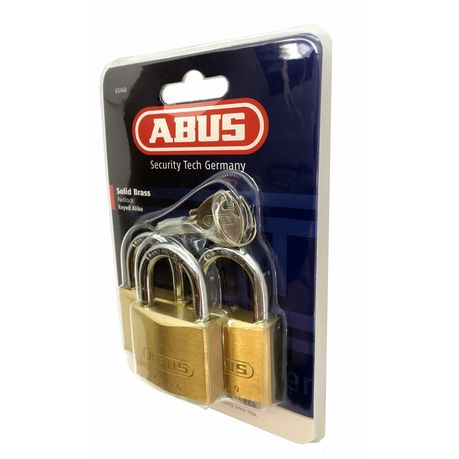 Abus Padlock 40mm Keyed Alike - 3 Pack, Shop Today. Get it Tomorrow!