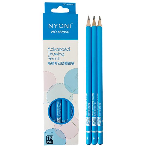 Nyoni - 4B Advanced Drawing Pencil - 12 pieces