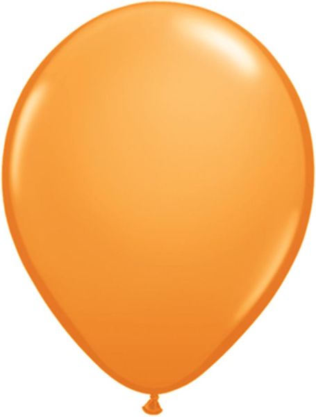 5 Inch Latex Plain Round - Orange