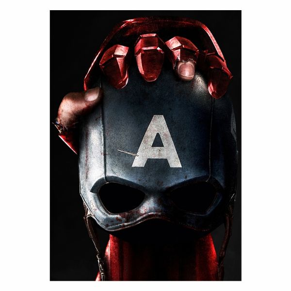Captain America Abstract - A1 poster