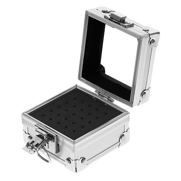 Nail Art Polish Grinding Heads Manicure Tools Storage Holder Box - 25 Holes