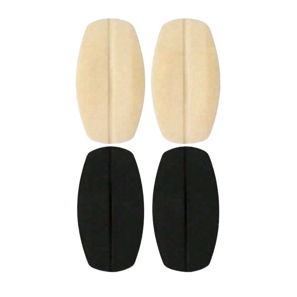 4-Piece Invisible Silicone Shoulder Pads - Anti-Slip Bra Strap Cushions