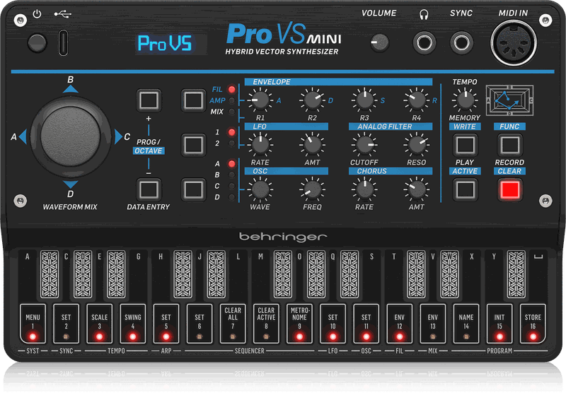 Behringer Pro VS Mini Hybrid Vector Synthesizer