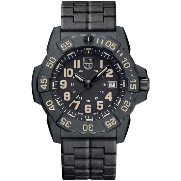 Luminox-Mens Black Stainless steel Strap Watch-XS.3510