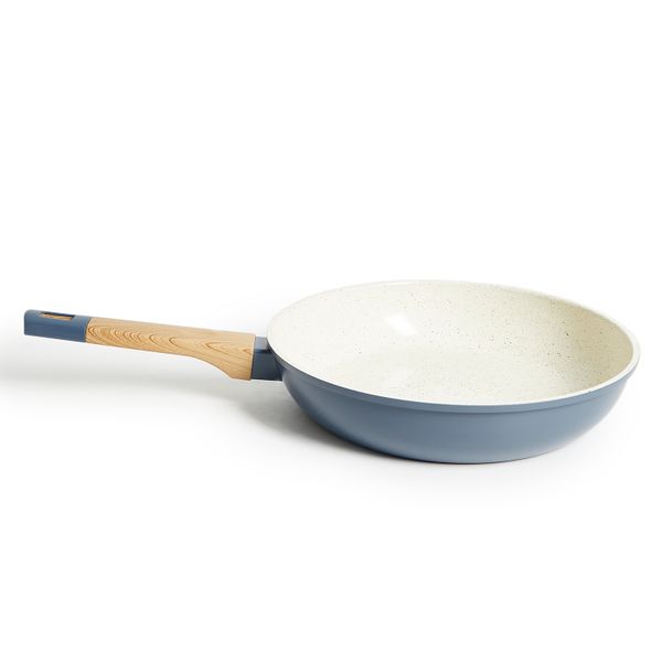 George &amp; Mason Non Stick Frying Pan Blue &amp; Cream 28cm 1.5L