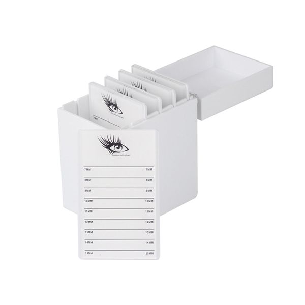 5 Layers Acrylic Eyelash Storage Box False Eyelashes Glue Pallet Holder