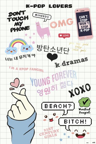 K-Pop - Lovers Poster