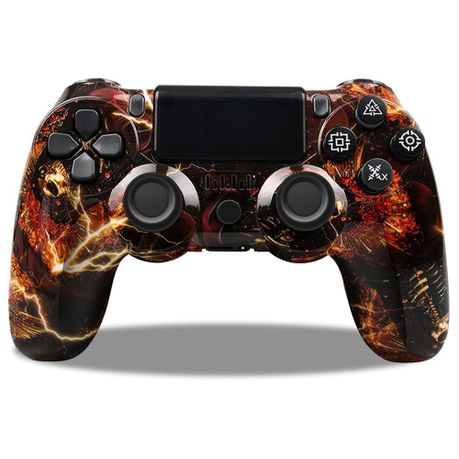 Wireless PS4 ControllerBluetooth Gamepad Compatible with PlayStation 4 Red Death Image