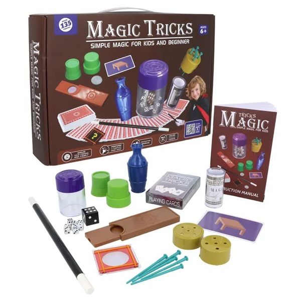 Ultimate Magic Tricks Set for Kids &amp; Beginners - 135 Spectacular Illusions