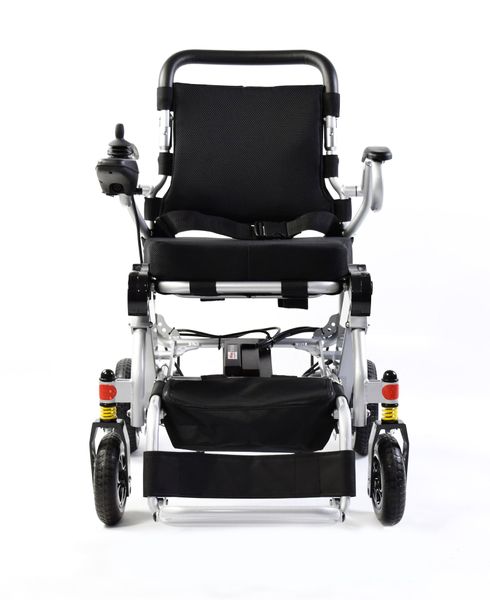 Geosine Electric Motorized Wheelchair (Aluminium) - Foldable - Black - 5513