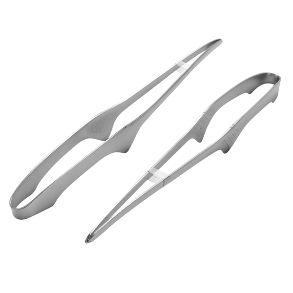 Korean and Japanese BBQ Tongs Self-Standing Grill Tongs Non-Slip Cooking Ut