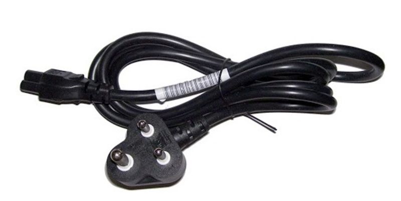 Laptop Power Cable for Laptop Adaptor - 3Pin SA Socket