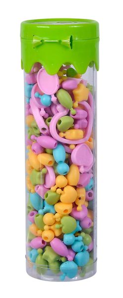 Art &amp; Fun Snap Beads In Tube 4 Assorted Blind Pack