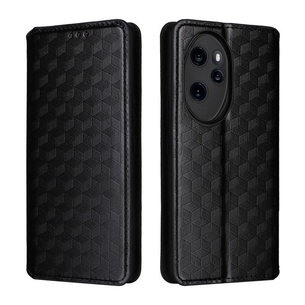 Magnetic Buckle 3D Leather Case Compatible With Honor 100 Pro