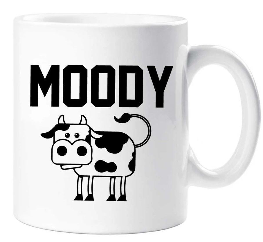 Moody Cow Meme Birthday Christmas Friend Sister Aunt Gift Coffee Mug ...