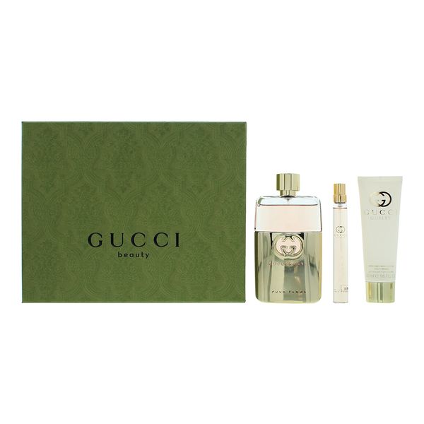 Gucci Guilty Pour Femme 3 Piece Gift Set (Parallel Import)
