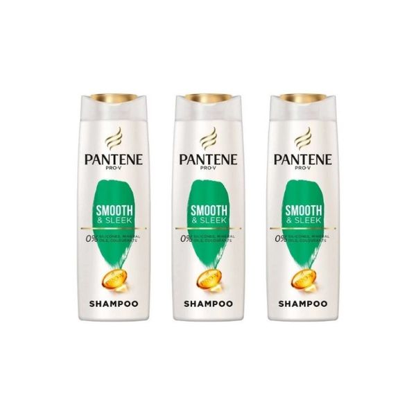 Pantene Pro-V Smooth and Sleek Shampoo 200ml - Pack of 3